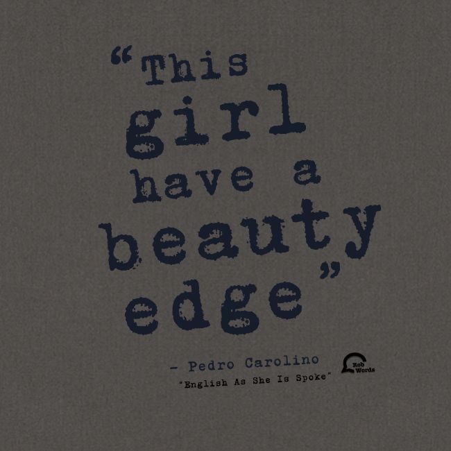 This girl have a beauty edge