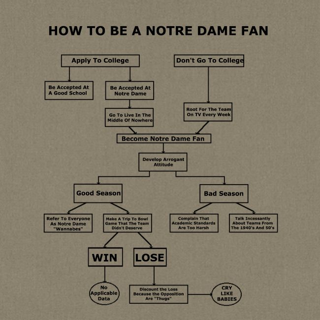 How To Be A Notre Dame Fan