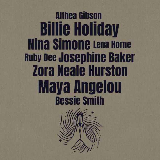 Phenomenal Harlem Women - Black Lettering