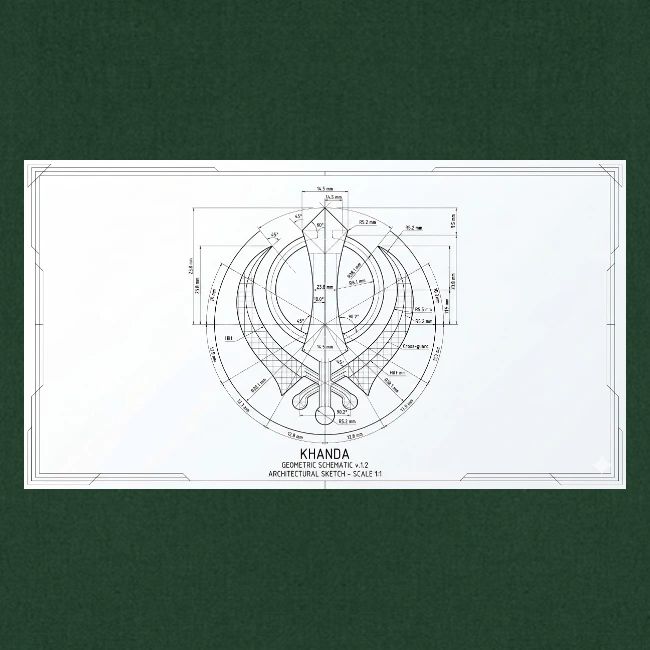 Khanda architectural Drawing