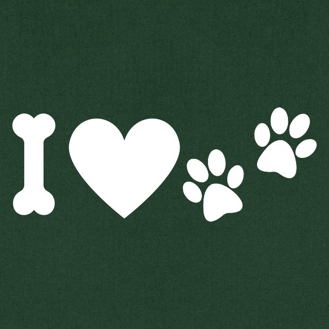 I Love Dog Prints