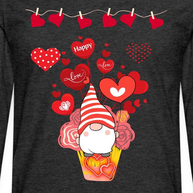 Design wrapped in love hearts, vibrating in love.