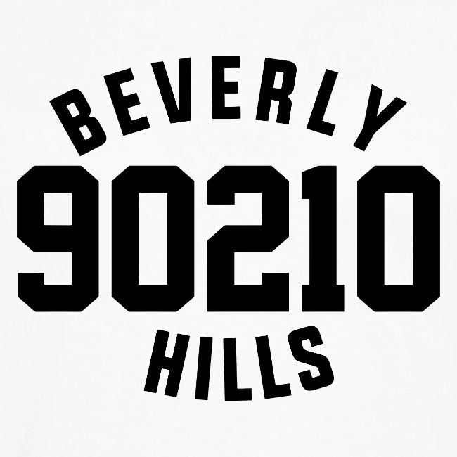 90210 Old School Tee Black