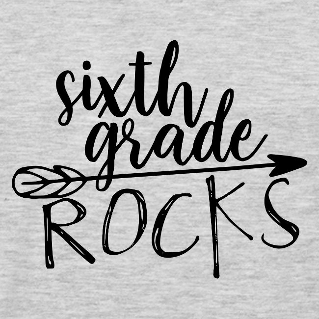 Sixth Grade Rocks Teacher T-Shirts