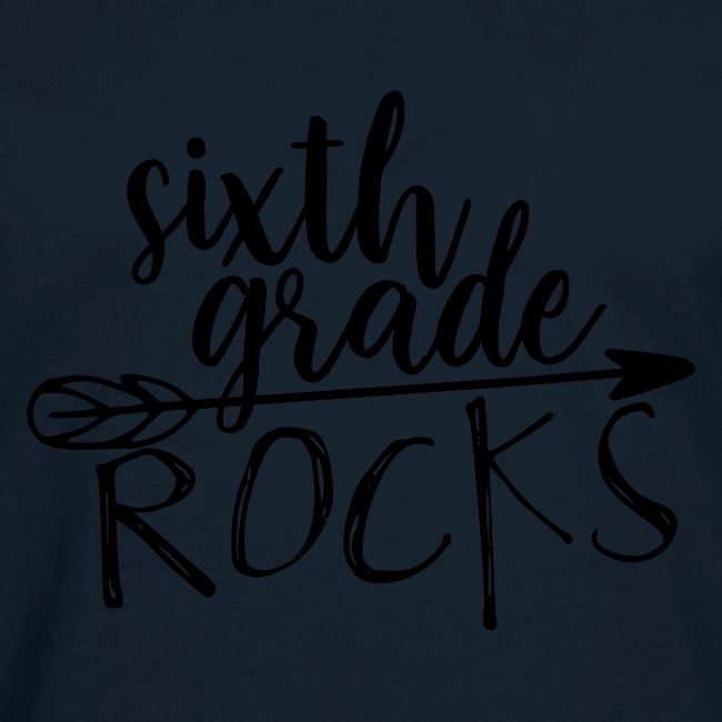 Sixth Grade Rocks Teacher T-Shirts