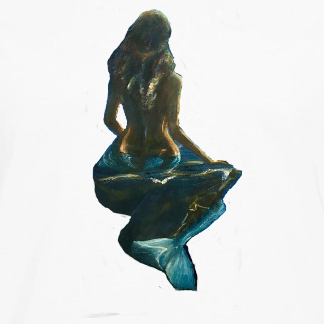 Midnight Mermaid on a rock