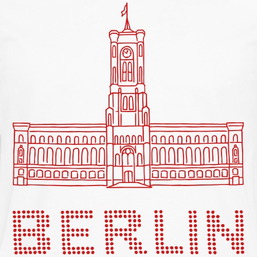 Red City Hall Berlin - Men's Premium Long Sleeve T-Shirt