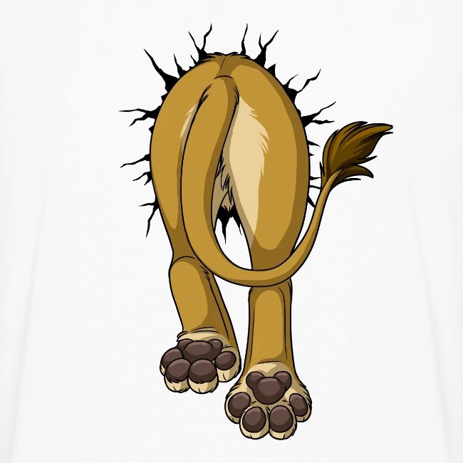 STUCK Lion (black cracks)