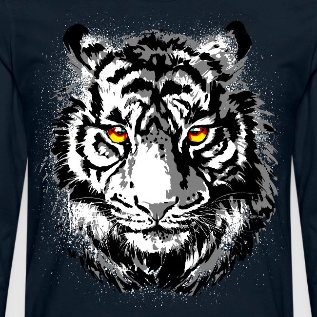 Tiger Head - Tiger Artwork - Wildlife Big Cats
