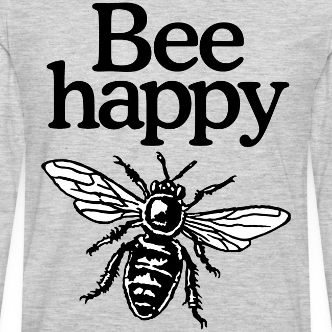 Bee Happy Beekeeper Quote Design (two-color)