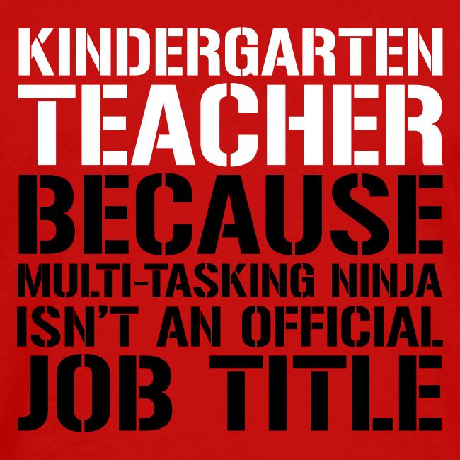 Kindergarten Ninja Teacher Funny Teachers T-Shirts