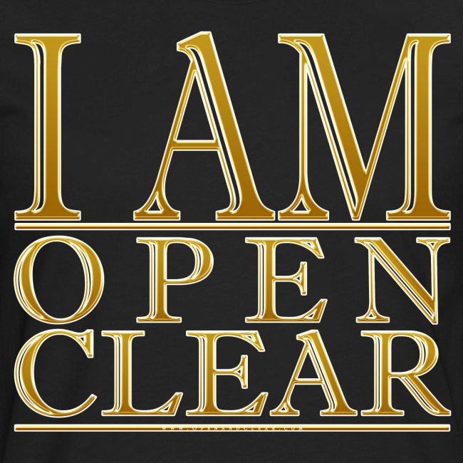 I AM Open Clear Gold