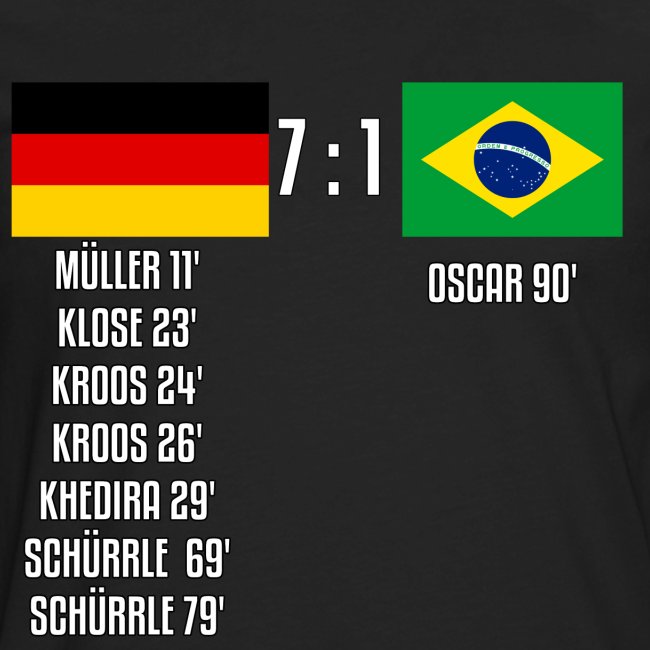 Allemagne 7-1 Brésil