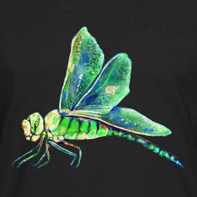 green dragonfly