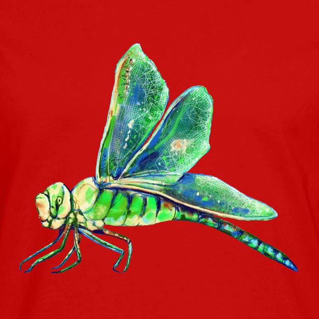 green dragonfly