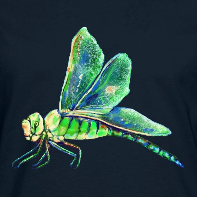 green dragonfly