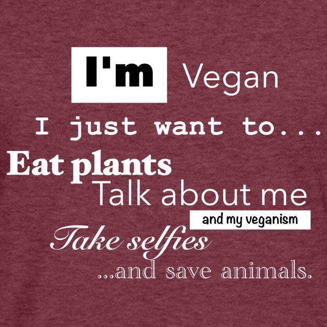 I'm a Vegan