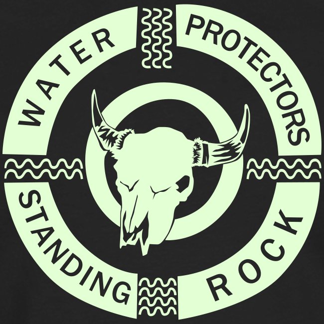 water protector standing