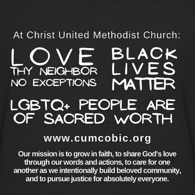 Christ United Methodist Church Logo Hug and Values