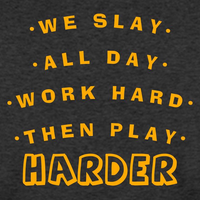 We Slay All Day Shiny Shirt Metallic Silver & Gold