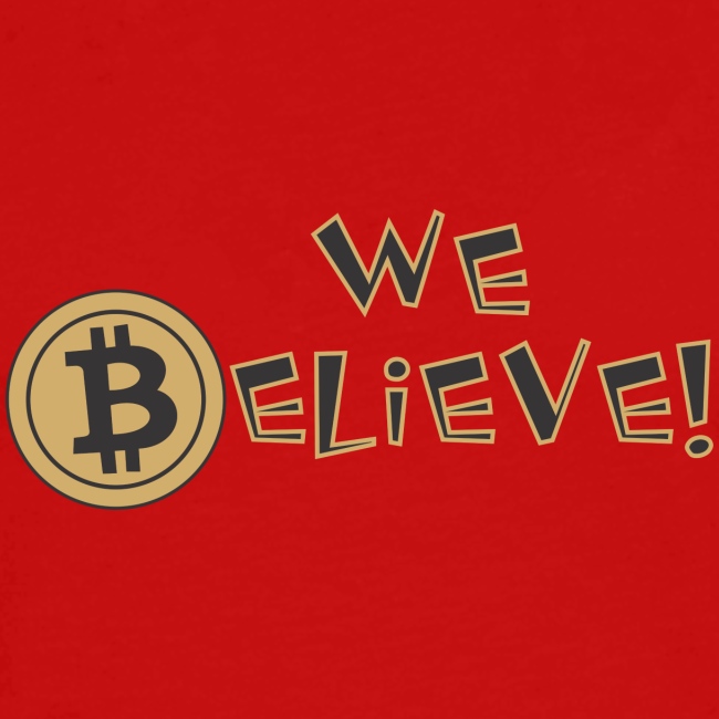 bitcoin believe t-shirt