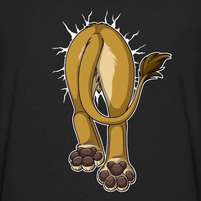 STUCK Lion (white cracks)