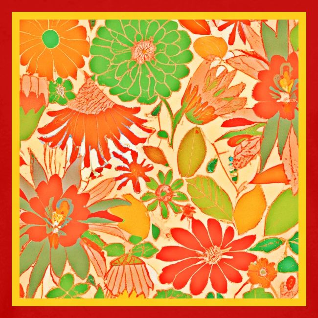 Vibrant Blossom Elegance Pattern