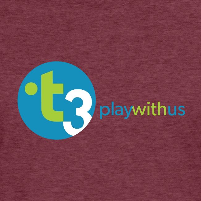 Play With Us (Tri-Color Logo)