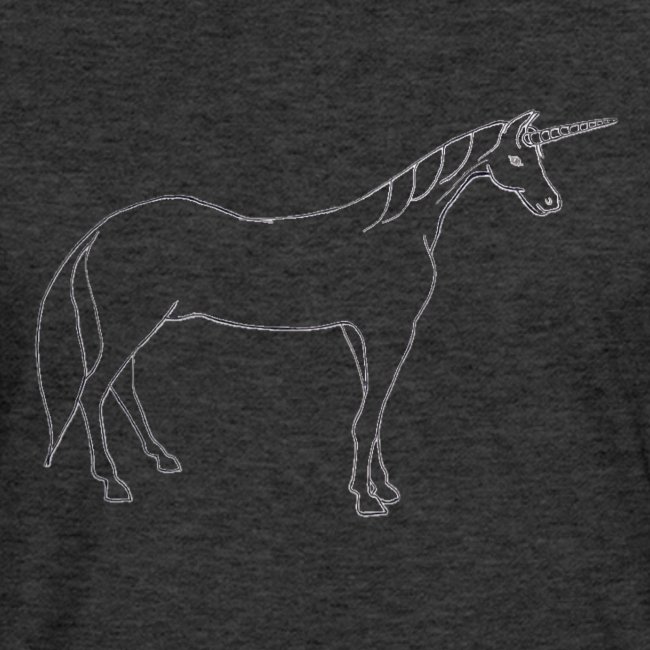 unicorn outline