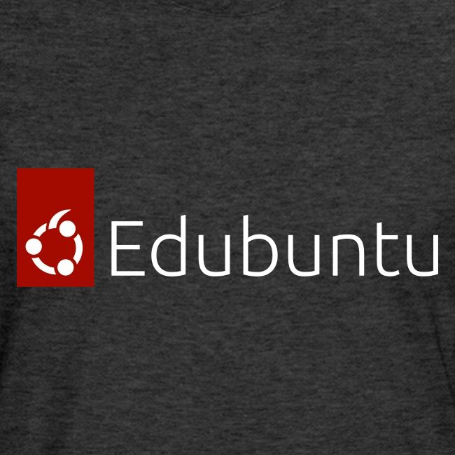 Edubuntu Logo 2023 - White