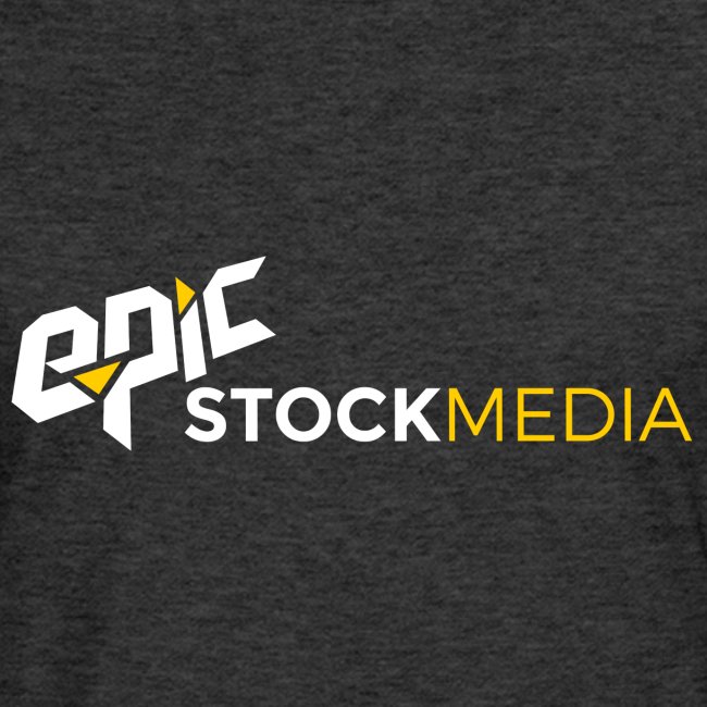 Epic Stock Media Logo - White