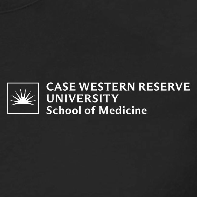 SOM Two Line Horizontal Primary Logo CWRU WHITE 1
