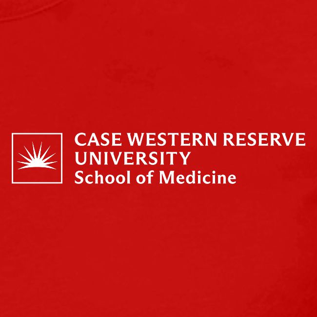 SOM Two Line Horizontal Primary Logo CWRU WHITE 1