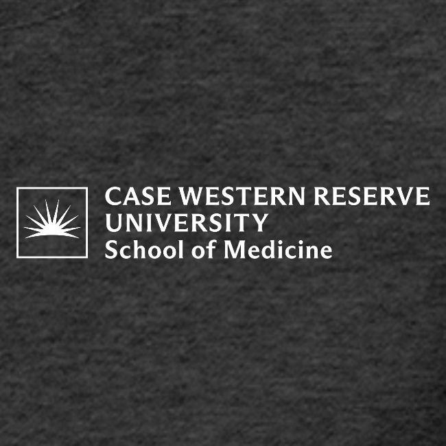SOM Two Line Horizontal Primary Logo CWRU WHITE 1