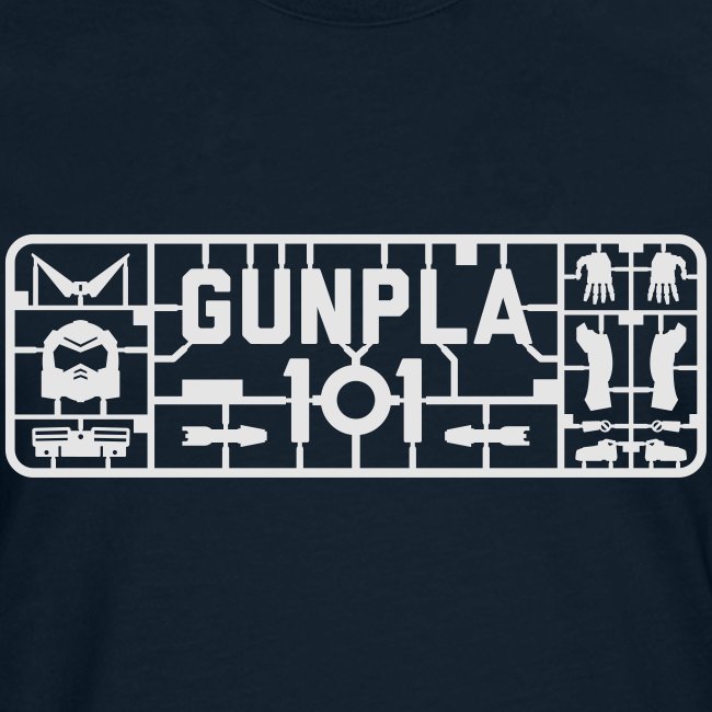 Gunpla 101 Men's T-shirt — Zeta Blue