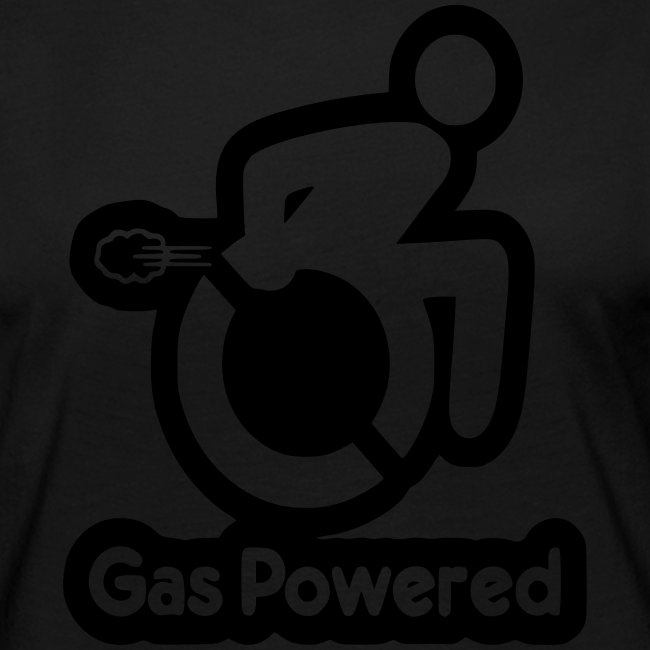 This wheelchair is gas powered *
