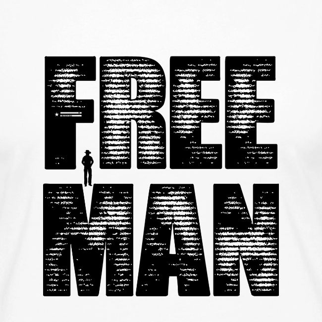 FREE MAN - Black Graphic
