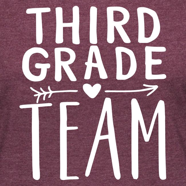 Third Grade Team Teacher T-Shirts