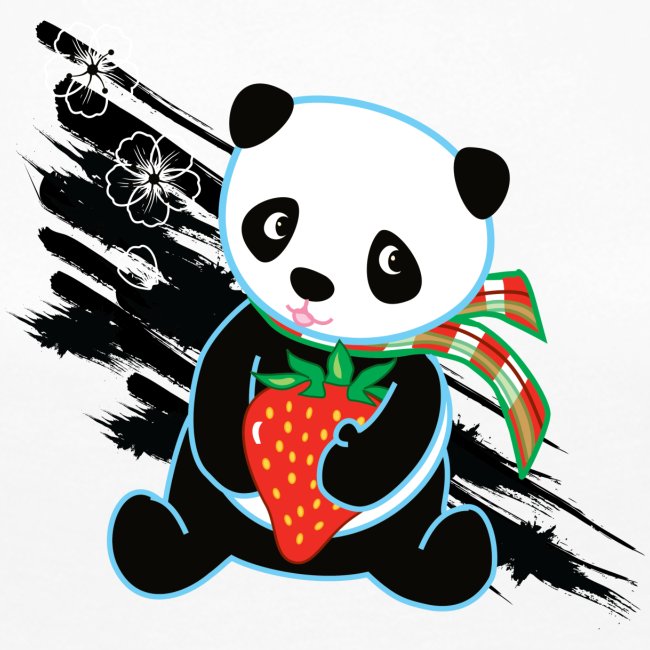 Cute Kawaii Panda T-shirt by Banzai Chicks