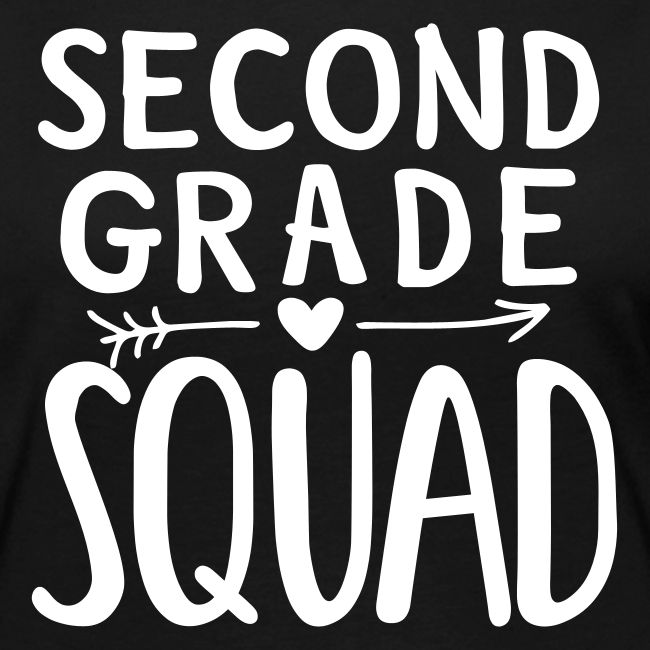 Second Grade Squad Teacher Team T-Shirts