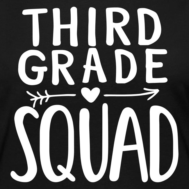 Third Grade Squad Teacher Team T-Shirts