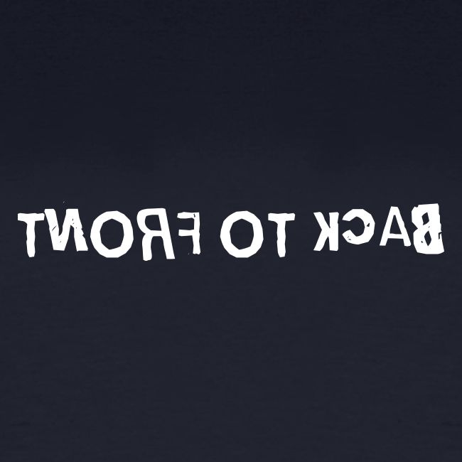 Back To Front Word Art