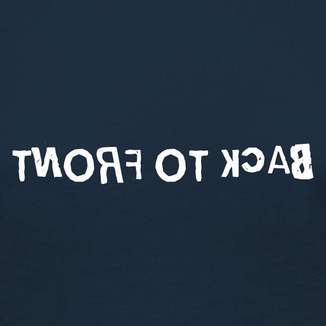 Back To Front Word Art