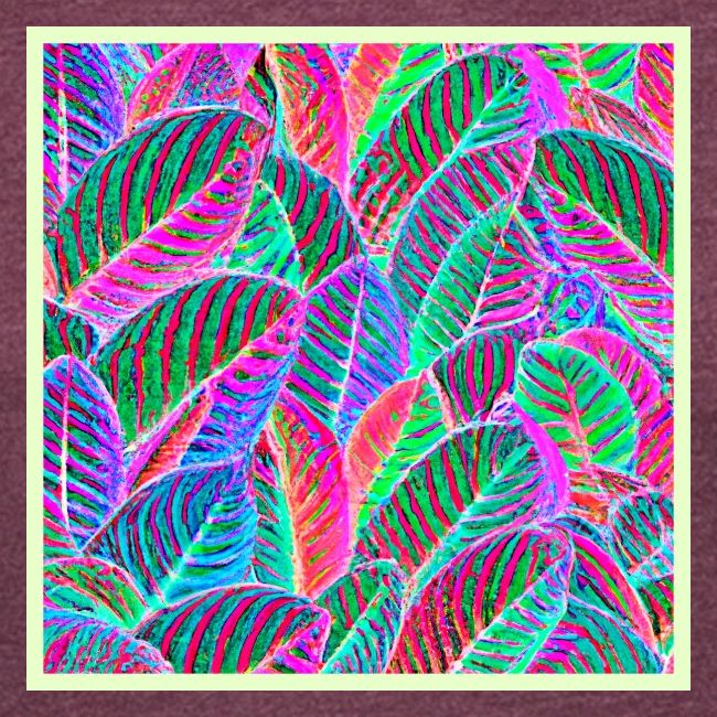 Vivid Leaf Pattern Design