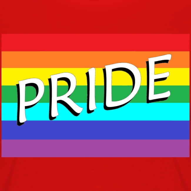 Pride Flag with Pride Text