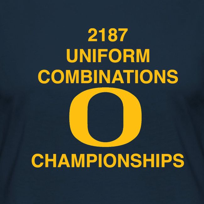 2187 UNIFORM COMBINATIONS O CHAMPIONSHIPS