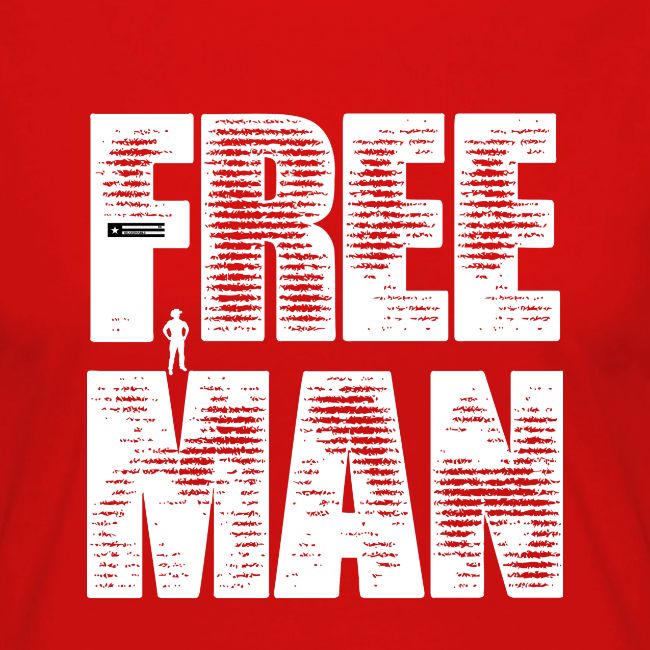 FREE MAN - White Graphic