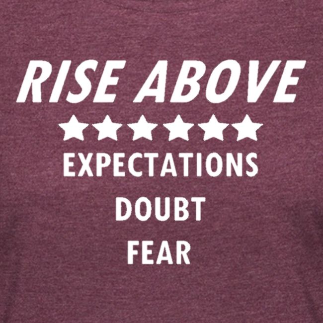 Rise Above (White font)