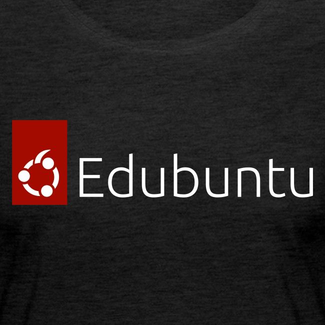 Edubuntu Logo 2023 - White
