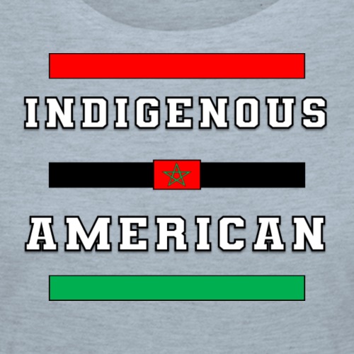 Indigenous American Bars Moorish Flag Amexum - Women's Premium Slim Fit Long Sleeve T-Shirt